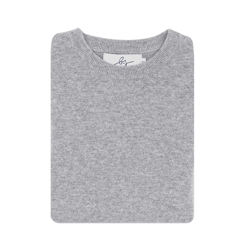 Men’s Boston Scott Golf Cashmere Crewneck Sweater (Grey) *NWT